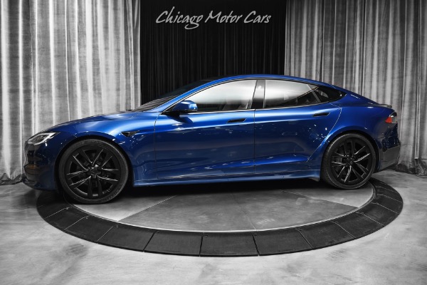 Used 2021 Tesla Model S Plaid Sedan 1,020 HP! Auto-Pilot! MSRP $139K+! Stunning Color Combo! for sale Sold at Chicago Motor Cars in West Chicago IL 60185 1