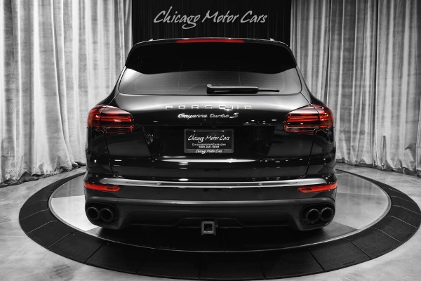 Used 2016 Porsche Cayenne Turbo S! Pano Roof! Burmester Sound! Hot Combo! Serviced! Loaded! for sale Sold at Chicago Motor Cars in West Chicago IL 60185 4