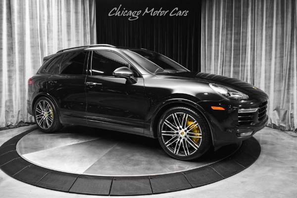 Used 2016 Porsche Cayenne Turbo S! Pano Roof! Burmester Sound! Hot Combo! Serviced! Loaded! for sale Sold at Chicago Motor Cars in West Chicago IL 60185 6