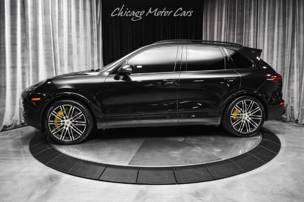 Used 2016 Porsche Cayenne Turbo S! Pano Roof! Burmester Sound! Hot Combo! Serviced! Loaded! for sale Sold at Chicago Motor Cars in West Chicago IL 60185 1
