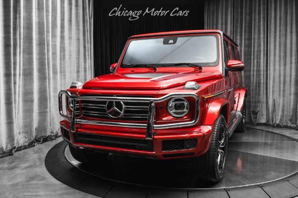 Used 2023 Mercedes-Benz G550 4Matic Only 15k Miles! MANUFAKTUR Cardinal Red Metallic HARD LOADED! for sale Sold at Chicago Motor Cars in West Chicago IL 60185 2