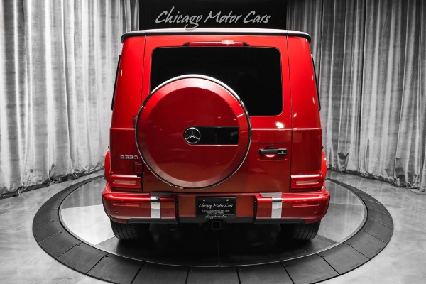 Used 2023 Mercedes-Benz G550 4Matic Only 15k Miles! MANUFAKTUR Cardinal Red Metallic HARD LOADED! for sale Sold at Chicago Motor Cars in West Chicago IL 60185 4