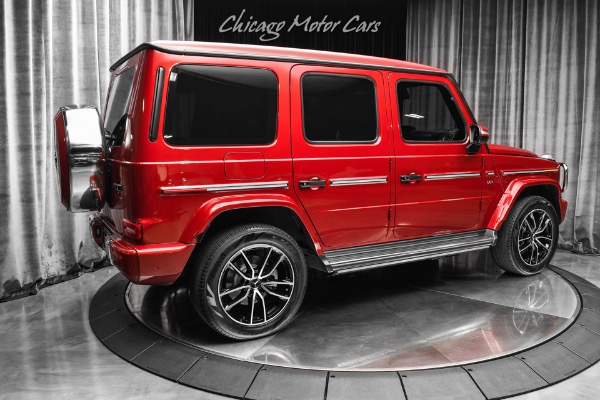 Used 2023 Mercedes-Benz G550 4Matic Only 15k Miles! MANUFAKTUR Cardinal Red Metallic HARD LOADED! for sale Sold at Chicago Motor Cars in West Chicago IL 60185 5