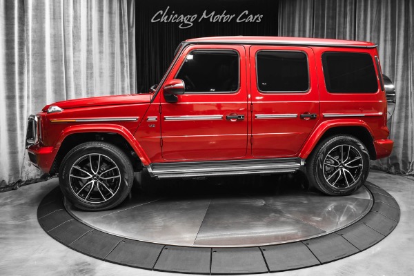 Used 2023 Mercedes-Benz G550 4Matic Only 15k Miles! MANUFAKTUR Cardinal Red Metallic HARD LOADED! for sale Sold at Chicago Motor Cars in West Chicago IL 60185 1