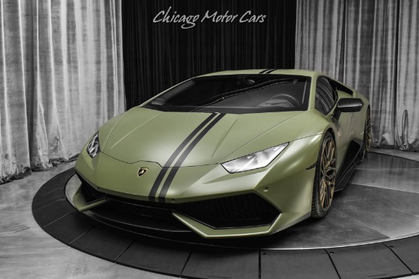 Used 2017 Lamborghini Huracan LP610-4 Coupe Avio Edition 1/250 Factory Matte Front Lift Huge Upgrades for sale Sold at Chicago Motor Cars in West Chicago IL 60185 2