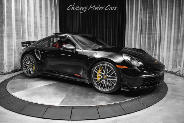 Used 2022 Porsche 911 Turbo S Coupe w/SportDesign Pkg! Front Lift! Burmester! InnoDrive! LOADED for sale Sold at Chicago Motor Cars in West Chicago IL 60185 6