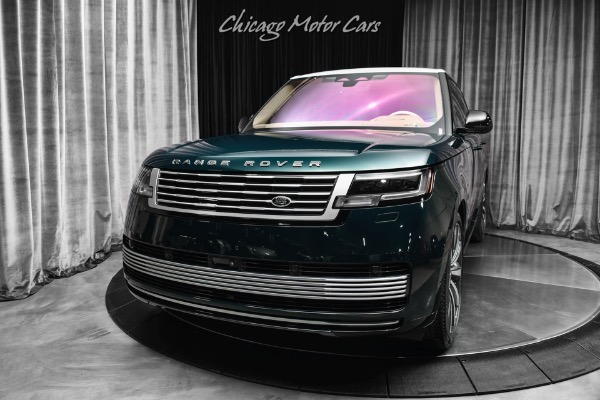 Used 2023 Land Rover Range Rover P530 SV MSRP $209k+ HARD LOADED 23s British Racing Green Stunning! for sale Sold at Chicago Motor Cars in West Chicago IL 60185 2