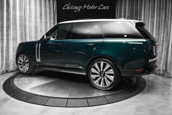 Used 2023 Land Rover Range Rover P530 SV MSRP $209k+ HARD LOADED 23s British Racing Green Stunning! for sale Sold at Chicago Motor Cars in West Chicago IL 60185 3
