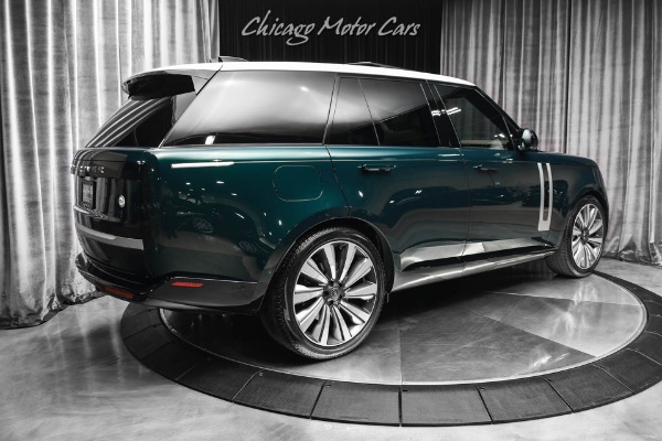 Used 2023 Land Rover Range Rover P530 SV MSRP $209k+ HARD LOADED 23s British Racing Green Stunning! for sale Sold at Chicago Motor Cars in West Chicago IL 60185 5