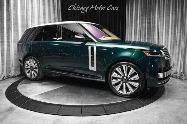 Used 2023 Land Rover Range Rover P530 SV MSRP $209k+ HARD LOADED 23s British Racing Green Stunning! for sale Sold at Chicago Motor Cars in West Chicago IL 60185 6