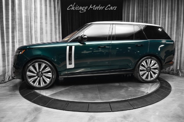 Used 2023 Land Rover Range Rover P530 SV MSRP $209k+ HARD LOADED 23s British Racing Green Stunning! for sale Sold at Chicago Motor Cars in West Chicago IL 60185 1