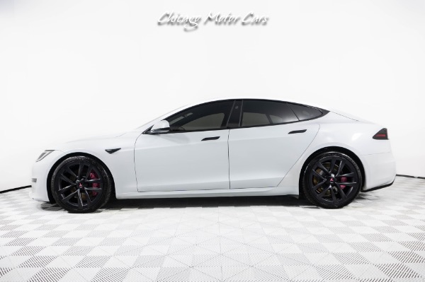 Used 2022 Tesla Model S Full Self Driving! Only 6k Miles! White/Black Interior! for sale Sold at Chicago Motor Cars in West Chicago IL 60185 2