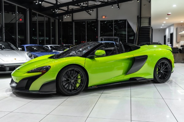 Used 2016 McLaren 675LT Spider 1 of 500 Made Carbon Fiber Exterior Upgrade Pack MSRP $409k+ for sale Sold at Chicago Motor Cars in West Chicago IL 60185 2