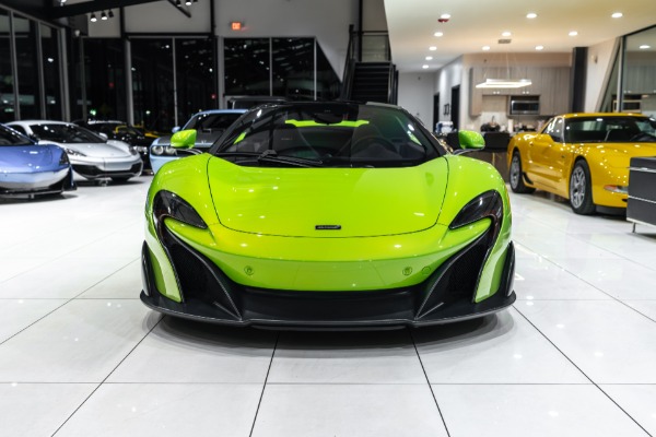 Used 2016 McLaren 675LT Spider 1 of 500 Made Carbon Fiber Exterior Upgrade Pack MSRP $409k+ for sale Sold at Chicago Motor Cars in West Chicago IL 60185 6