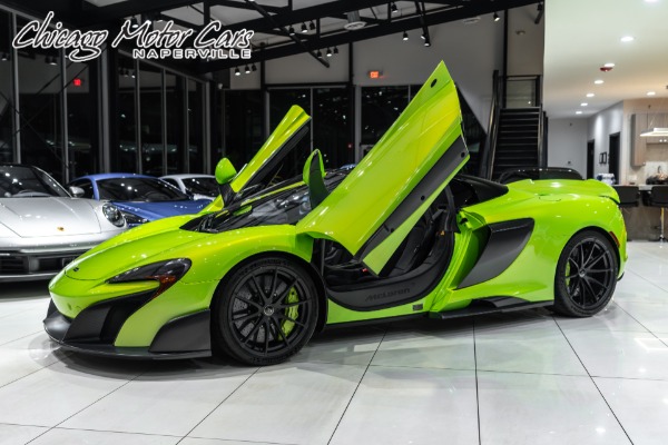 Used 2016 McLaren 675LT Spider 1 of 500 Made Carbon Fiber Exterior Upgrade Pack MSRP $409k+ for sale Sold at Chicago Motor Cars in West Chicago IL 60185 1