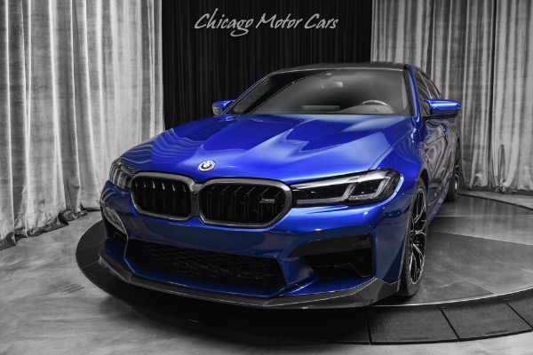 Used 2021 BMW M5 Sedan MSRP $103k+ Eventuri CarbonFiber Upgrades LED Steering Wheel Serviced for sale Sold at Chicago Motor Cars in West Chicago IL 60185 2