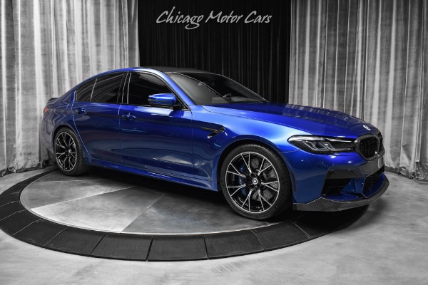Used 2021 BMW M5 Sedan MSRP $103k+ Eventuri CarbonFiber Upgrades LED Steering Wheel Serviced for sale Sold at Chicago Motor Cars in West Chicago IL 60185 6