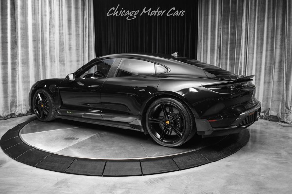 Used 2022 Porsche Taycan Turbo S MSRP $216,620+ PCCBs Carbon Fiber Premium Package LOADED for sale Sold at Chicago Motor Cars in West Chicago IL 60185 3