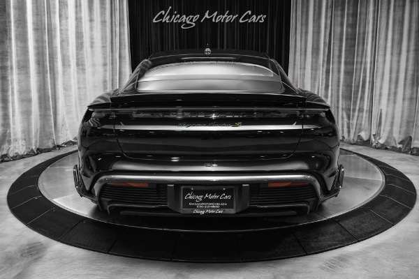 Used 2022 Porsche Taycan Turbo S MSRP $216,620+ PCCBs Carbon Fiber Premium Package LOADED for sale Sold at Chicago Motor Cars in West Chicago IL 60185 4