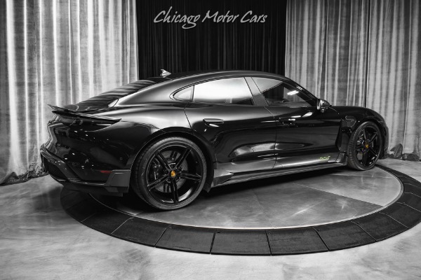 Used 2022 Porsche Taycan Turbo S MSRP $216,620+ PCCBs Carbon Fiber Premium Package LOADED for sale Sold at Chicago Motor Cars in West Chicago IL 60185 5