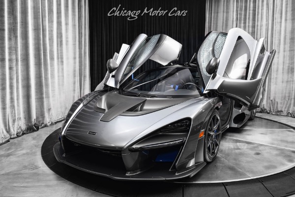 Used 2019 McLaren Senna Chassis #197 of 500 Only 700 Miles Paris Blue Calipers for sale Sold at Chicago Motor Cars in West Chicago IL 60185 2