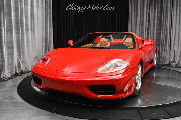 Used 2005 Ferrari 360 Spider Convertible Rare 6-Speed Manual! Recent Service History! Only 17k Miles! for sale Sold at Chicago Motor Cars in West Chicago IL 60185 2