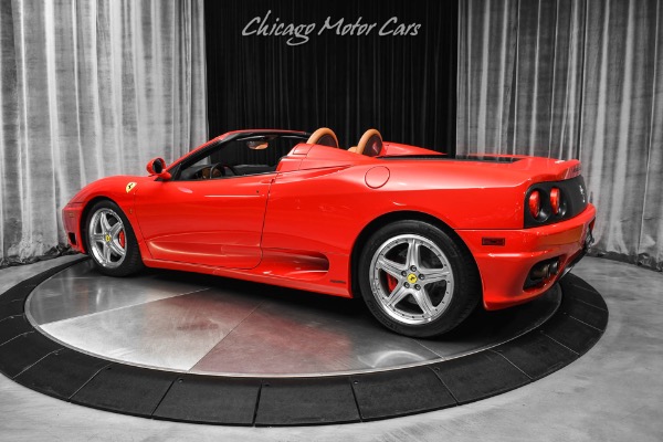 Used 2005 Ferrari 360 Spider Convertible Rare 6-Speed Manual! Recent Service History! Only 17k Miles! for sale Sold at Chicago Motor Cars in West Chicago IL 60185 3