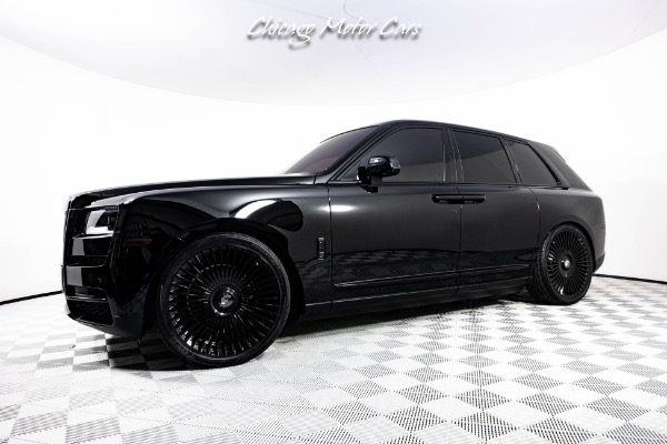 Used 2024 Rolls-Royce Cullinan SANJIN SPEC! Forgiato Wheels! Full Chrome Delete! Shooting Star Headliner! for sale Sold at Chicago Motor Cars in West Chicago IL 60185 1