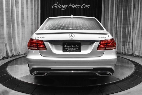 Used 2016 Mercedes-Benz E350 4MATIC! $5k in Service! Silver/Blk! New Brakes! Sport Pkg!$66k Msrp! for sale Sold at Chicago Motor Cars in West Chicago IL 60185 4