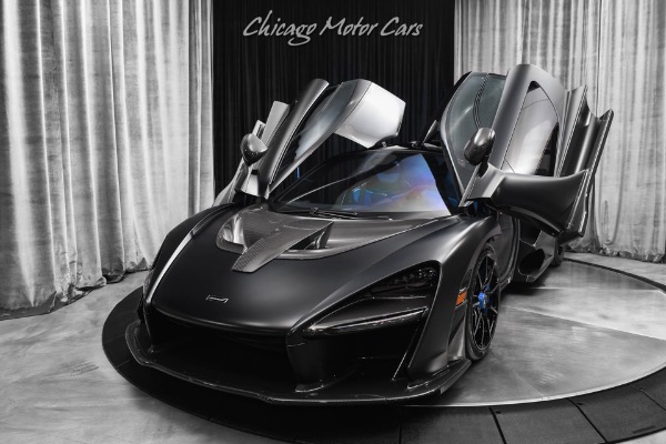 Used 2019 McLaren Senna Only 912 Miles! MSO Satin Carbon Black Paint! Tons of Carbon Fiber! for sale Sold at Chicago Motor Cars in West Chicago IL 60185 2