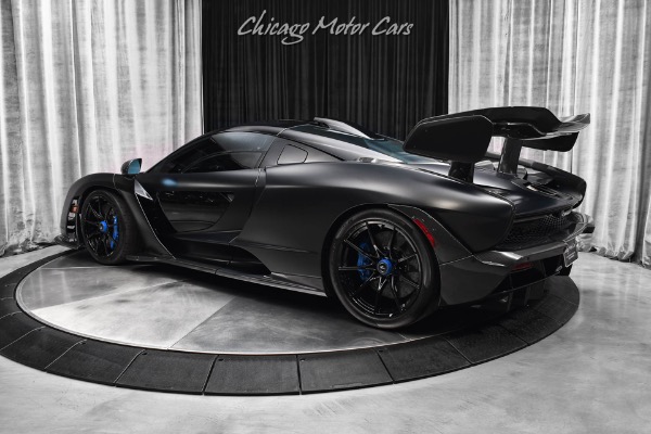 Used 2019 McLaren Senna Only 912 Miles! MSO Satin Carbon Black Paint! Tons of Carbon Fiber! for sale Sold at Chicago Motor Cars in West Chicago IL 60185 3