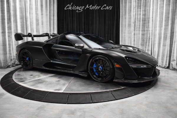 Used 2019 McLaren Senna Only 912 Miles! MSO Satin Carbon Black Paint! Tons of Carbon Fiber! for sale Sold at Chicago Motor Cars in West Chicago IL 60185 6