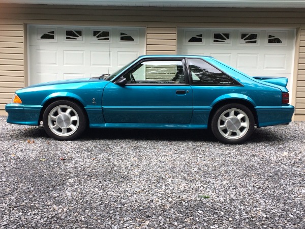 Used 1993 Ford Mustang SVT Cobra 1/1355 Teal! 1/368 Teal/Gray Cloth! Stock! No Sunroof! Collector Car! for sale Sold at Chicago Motor Cars in West Chicago IL 60185 2