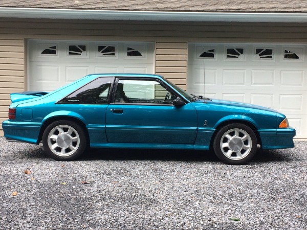 Used 1993 Ford Mustang SVT Cobra 1/1355 Teal! 1/368 Teal/Gray Cloth! Stock! No Sunroof! Collector Car! for sale Sold at Chicago Motor Cars in West Chicago IL 60185 1