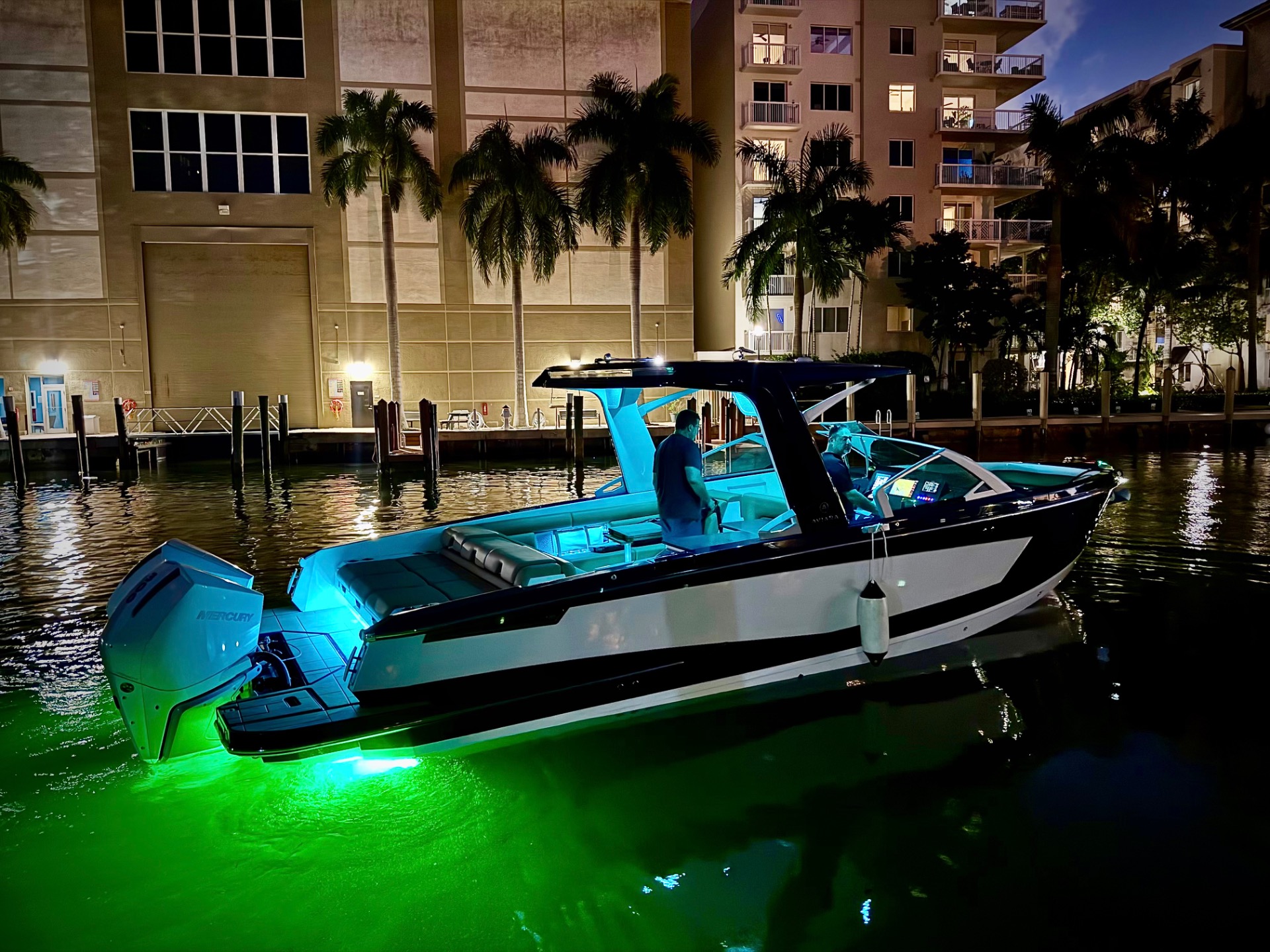 Used 2023 Avira 32 Bow Rider Power Retractable Sunshade! Low Hours! Twin Verado Motors! for sale Sold at Chicago Motor Cars in West Chicago IL 60185 1
