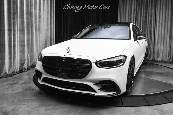 Used 2021 Mercedes-Benz S580 4MATIC! AMG Line Pkg! Burmester Sound System! Rear Axle Steering! Loaded! for sale Sold at Chicago Motor Cars in West Chicago IL 60185 2