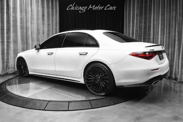 Used 2021 Mercedes-Benz S580 4MATIC! AMG Line Pkg! Burmester Sound System! Rear Axle Steering! Loaded! for sale Sold at Chicago Motor Cars in West Chicago IL 60185 3