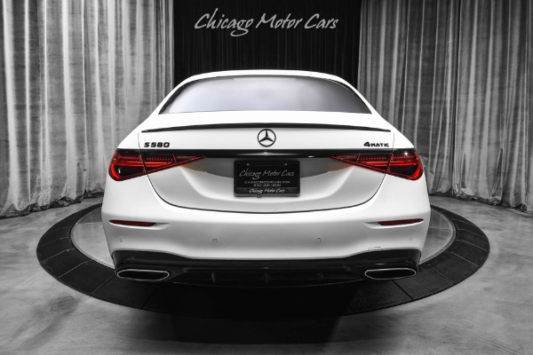 Used 2021 Mercedes-Benz S580 4MATIC! AMG Line Pkg! Burmester Sound System! Rear Axle Steering! Loaded! for sale Sold at Chicago Motor Cars in West Chicago IL 60185 4
