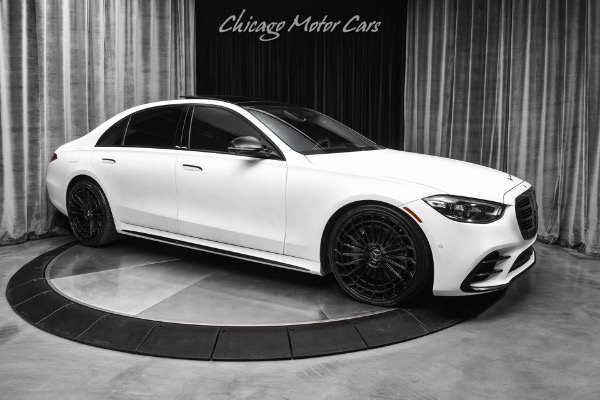 Used 2021 Mercedes-Benz S580 4MATIC! AMG Line Pkg! Burmester Sound System! Rear Axle Steering! Loaded! for sale Sold at Chicago Motor Cars in West Chicago IL 60185 6