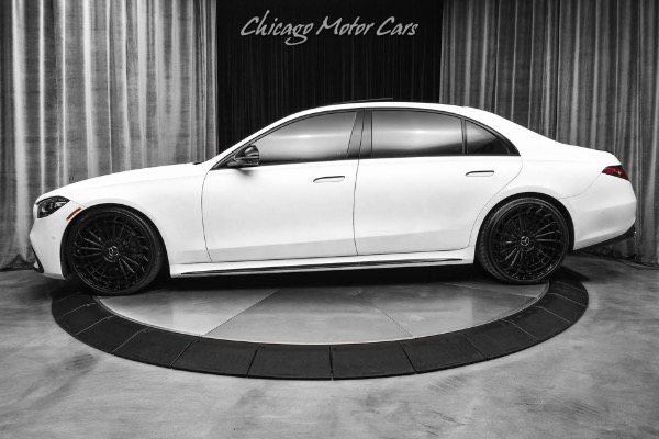 Used 2021 Mercedes-Benz S580 4MATIC! AMG Line Pkg! Burmester Sound System! Rear Axle Steering! Loaded! for sale Sold at Chicago Motor Cars in West Chicago IL 60185 1