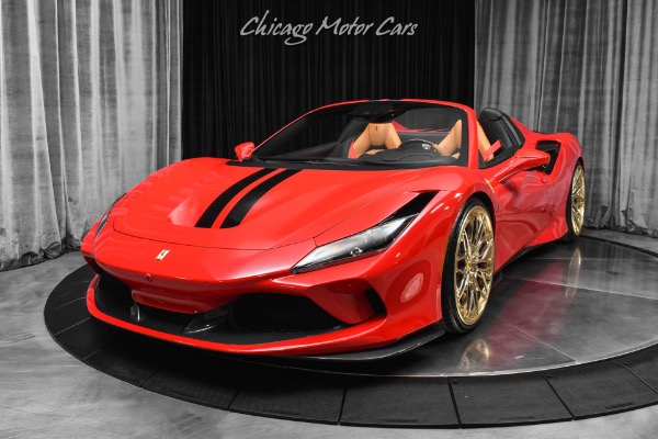 Used 2022 Ferrari F8 Spider Convertible MSRP $459k+ HARD LOADED Novitec Exhaust ANRKY Wheels FULL PPF for sale Sold at Chicago Motor Cars in West Chicago IL 60185 2