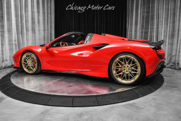 Used 2022 Ferrari F8 Spider Convertible MSRP $459k+ HARD LOADED Novitec Exhaust ANRKY Wheels FULL PPF for sale Sold at Chicago Motor Cars in West Chicago IL 60185 3