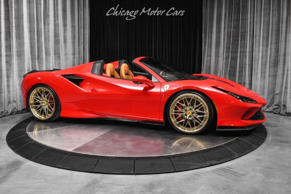 Used 2022 Ferrari F8 Spider Convertible MSRP $459k+ HARD LOADED Novitec Exhaust ANRKY Wheels FULL PPF for sale Sold at Chicago Motor Cars in West Chicago IL 60185 6