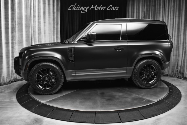 Used 2023 Land Rover Defender 90 SE! Air Suspension Pkg! Satin Wrap! Extended Leather! Tons of Extras! for sale Sold at Chicago Motor Cars in West Chicago IL 60185 1