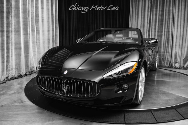 Used 2012 Maserati GranTurismo Convertible! Only 1k Miles! Black on Black!! Amazing Condition! Loaded! for sale Sold at Chicago Motor Cars in West Chicago IL 60185 2