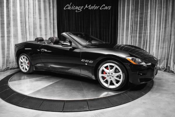 Used 2012 Maserati GranTurismo Convertible! Only 1k Miles! Black on Black!! Amazing Condition! Loaded! for sale Sold at Chicago Motor Cars in West Chicago IL 60185 6