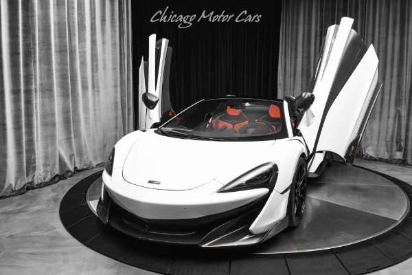 Used 2020 McLaren 600LT Spider MSO Clubsport! Carbon Fiber Ext pack 1,2 &3! Racing Seats! Axle Lifter! for sale Sold at Chicago Motor Cars in West Chicago IL 60185 2