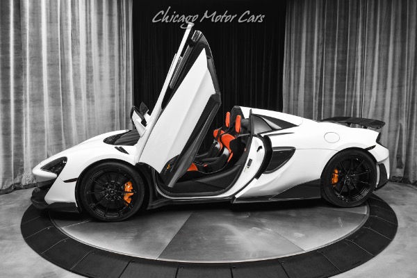 Used 2020 McLaren 600LT Spider MSO Clubsport! Carbon Fiber Ext pack 1,2 &3! Racing Seats! Axle Lifter! for sale Sold at Chicago Motor Cars in West Chicago IL 60185 1