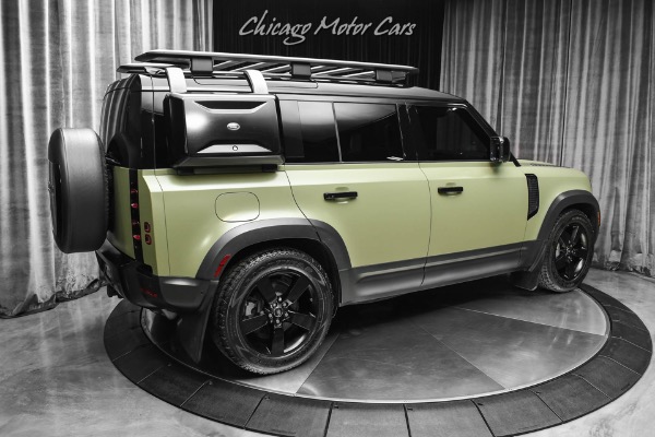 Used 2020 Land Rover Defender 110 HSE First Edition! Matte Green Wrap! Luggage Rack! WARN Winch! Loaded! for sale Sold at Chicago Motor Cars in West Chicago IL 60185 5