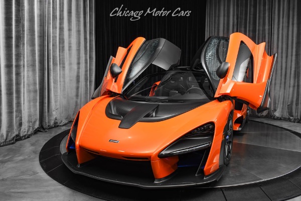 Used 2019 McLaren Senna Only 835 Miles MSO Burton Blue Accents Gorilla Glass Bowers & Wilkins for sale Sold at Chicago Motor Cars in West Chicago IL 60185 2